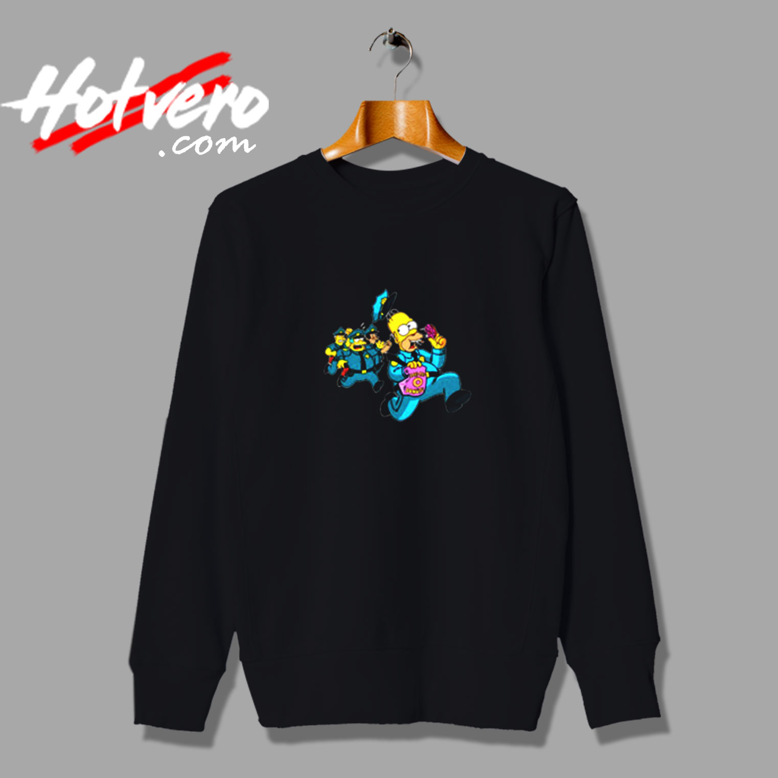 Homer Simpson Donut Vintage Sweatshirt Design