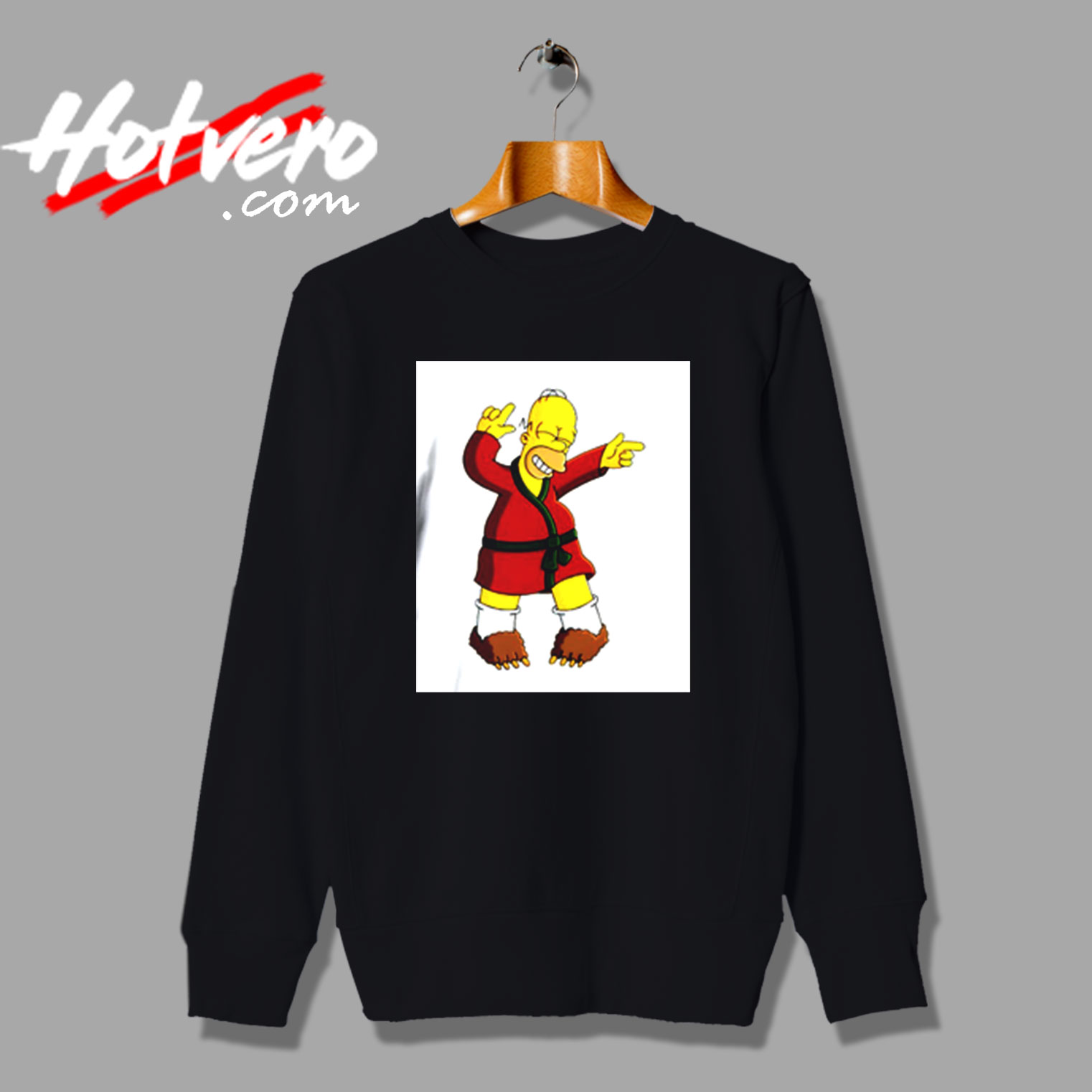 Homer Simpson Drawing Dance Vintage Sweatshirt Design