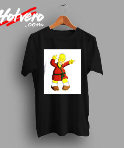 Homer Simpson Drawing Dance Vintage T shirt
