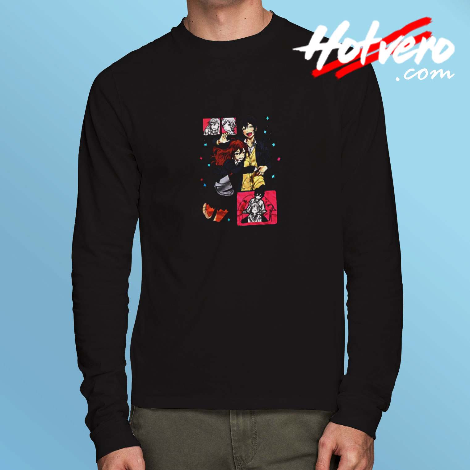 Horimiya Hori And Miyamura Anime Long Sleeve Tshirt