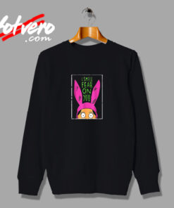 I Smell The Fear On You Funny Rabbit Cartoon Meme Humor Quote Joke Vintage Sweatshirt Design