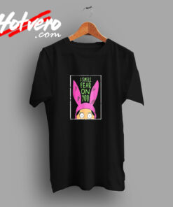 I Smell The Fear On You Funny Rabbit Cartoon Meme Humor Quote Joke Vintage T shirt