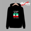 I Stand With Iran Flag Comfort Hoodie