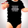 I'm Buysexual Funny Beer Drinking College Humor Cute Baby Clothes