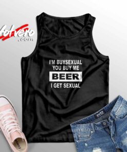 I'm Buysexual Funny Beer Drinking College Humor Sleeveless Shirt