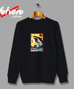 Japanese Jaws Vintage Sweatshirt Design