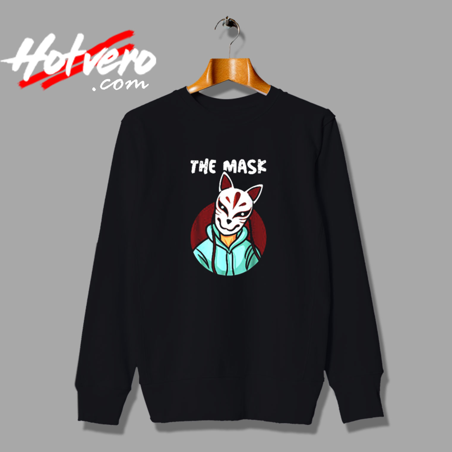 Kitsune The Japanese Nine Tailed Fox Vintage Sweatshirt Design