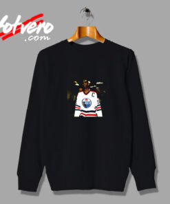Kobe Wearing Gretzky Vintage Sweatshirt Design