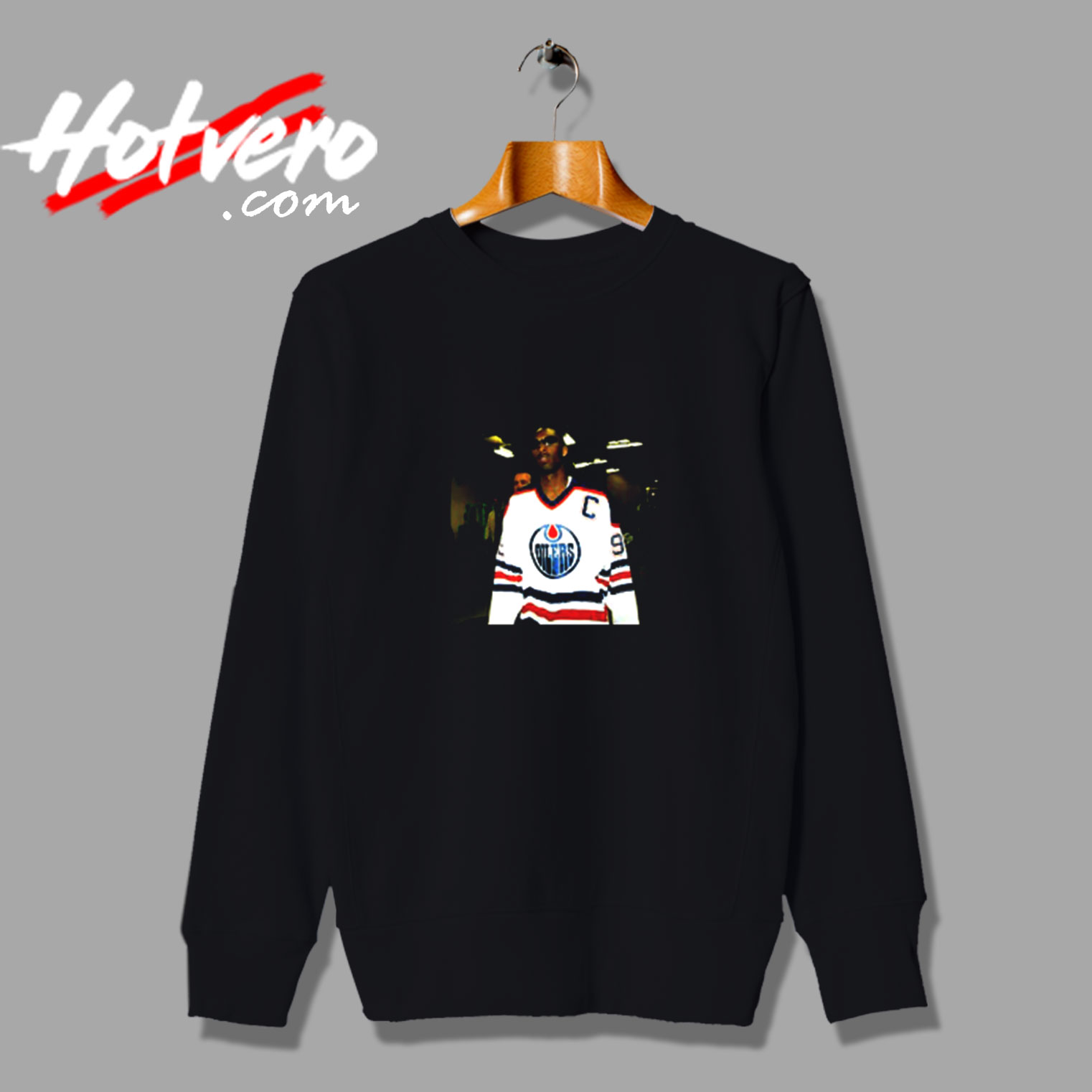 Kobe Wearing Gretzky Vintage Sweatshirt Design