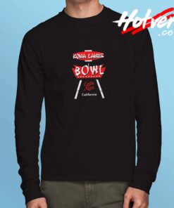 Kona Lanes Costa Mesa Ca Bowling Alley Long Sleeve Tshirt
