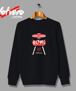 Kona Lanes Costa Mesa Ca Bowling Alley Vintage Sweatshirt Design