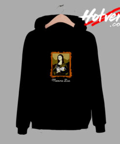 La Gioconda Mona Lisa Parody Meowna Lisa Comfort Hoodie