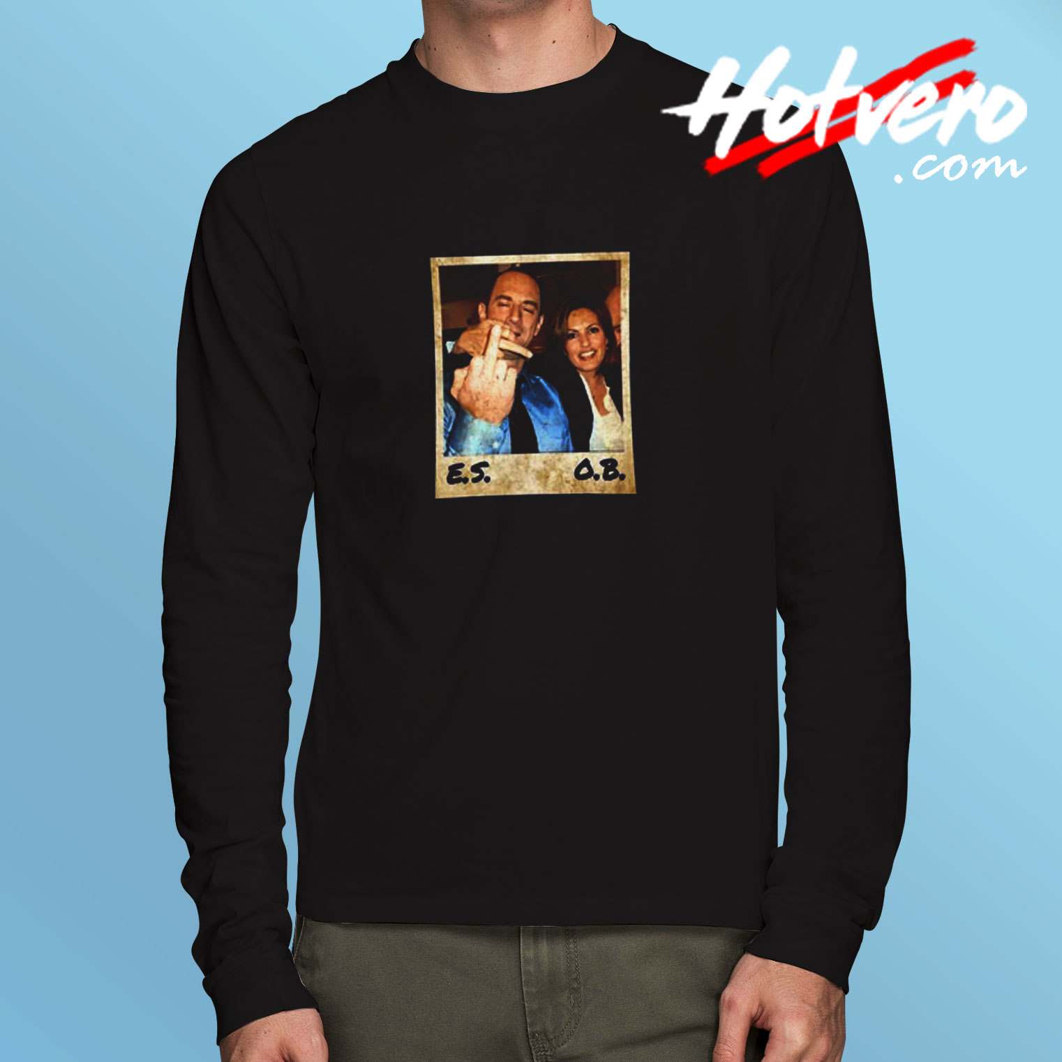 Law And Order Elliot Stabler And Olivia Long Sleeve Tshirt