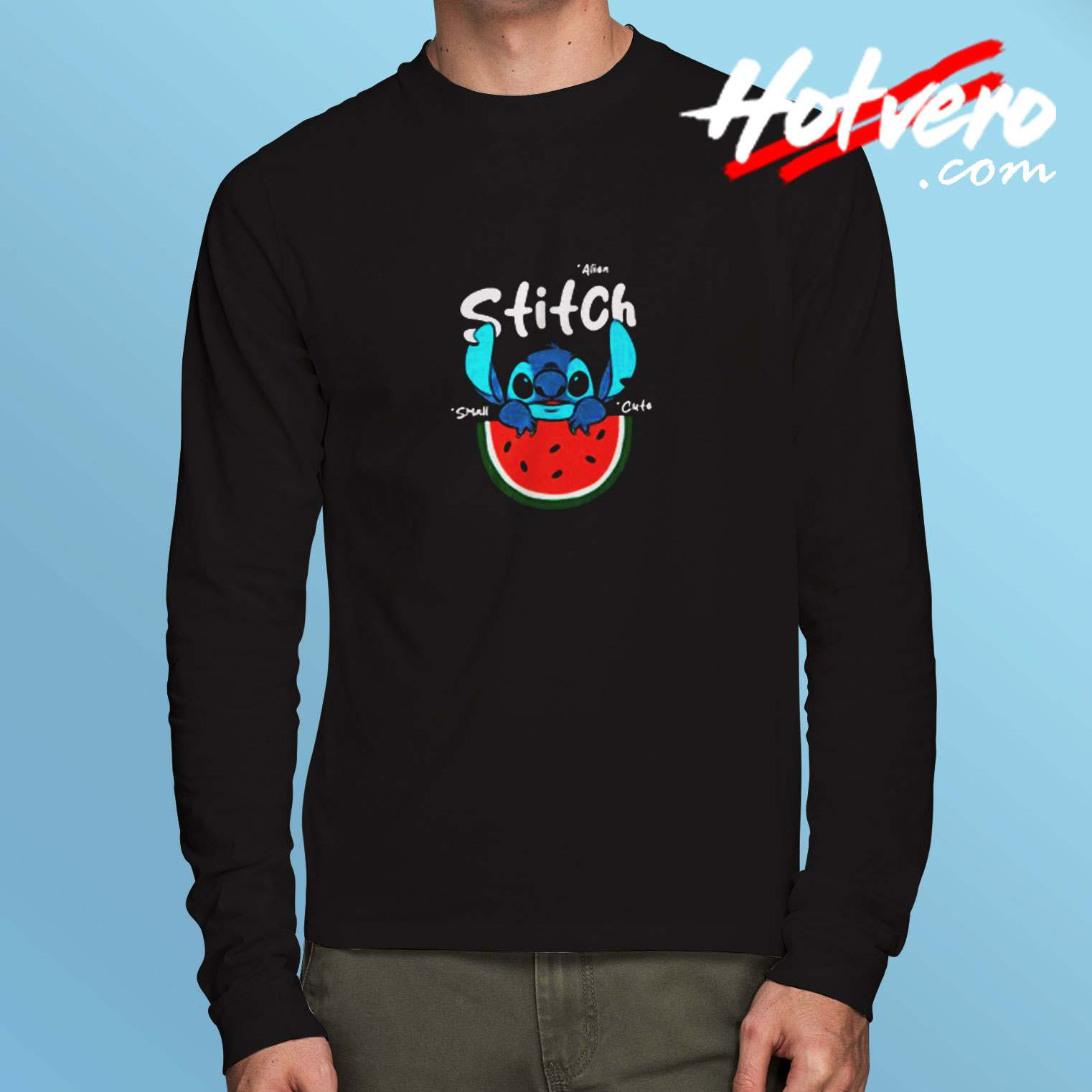 Lilo And Stitch Watermelon Long Sleeve Tshirt
