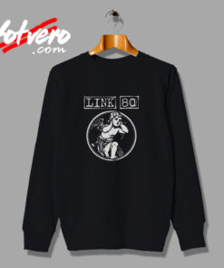 Link 80 Punk Rock Retro Vintage Sweatshirt Design