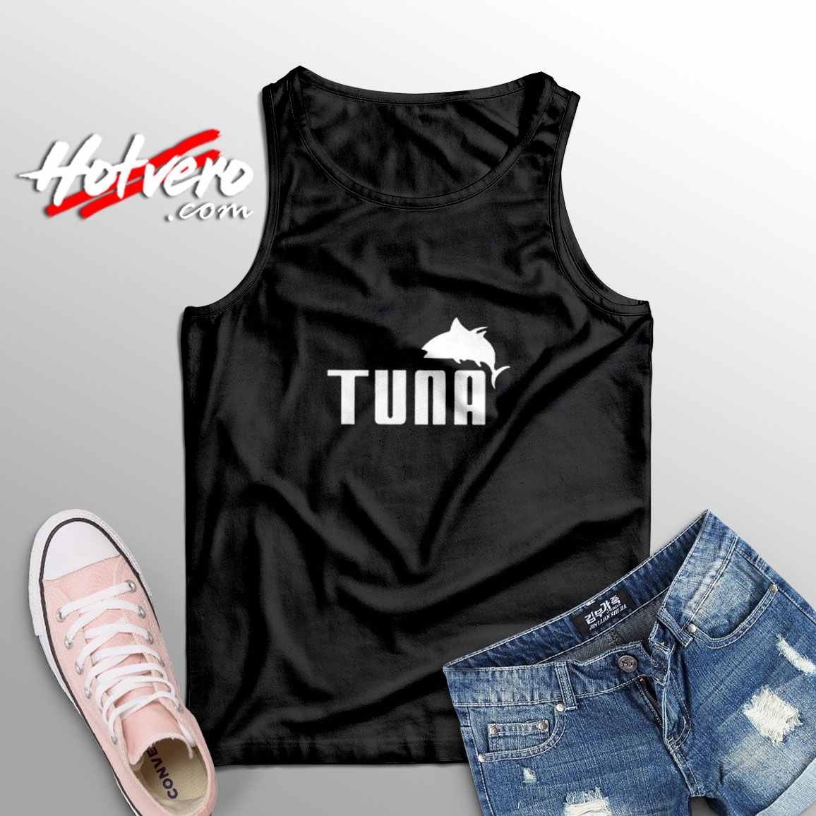 Logo Parody Tuna Puma Sleeveless Shirt