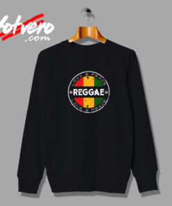Love Peace Reggae Music Vintage Sweatshirt Design