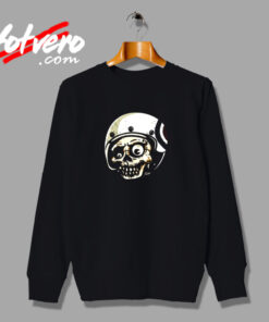 Mod Scooter Skull Motorcycle Biker Vintage Sweatshirt Design