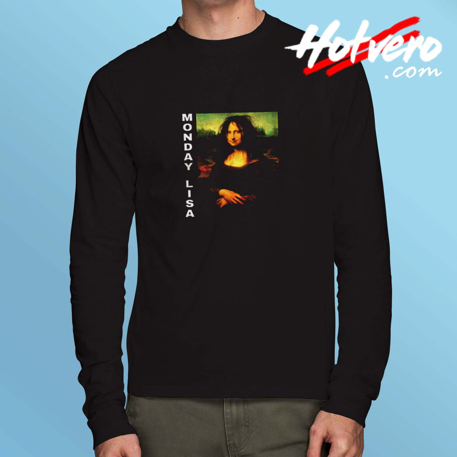 Monday Lisa Mona Lisa Long Sleeve Tshirt
