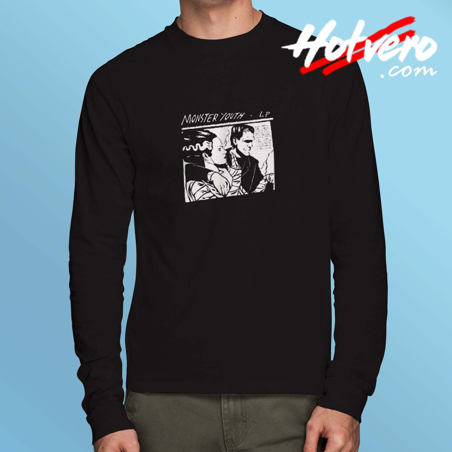 Monster Youth Lp Long Sleeve Tshirt