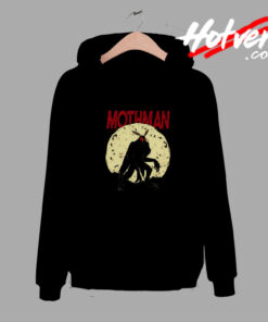 Mothman With Moon Background Comfort Hoodie
