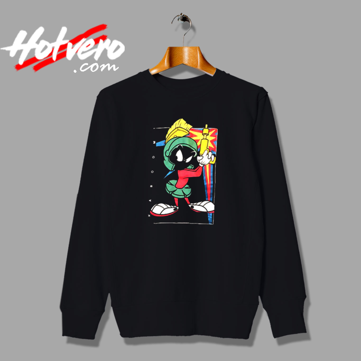 Neff X Looney Tunes Marvin The Martian Vintage Sweatshirt Design