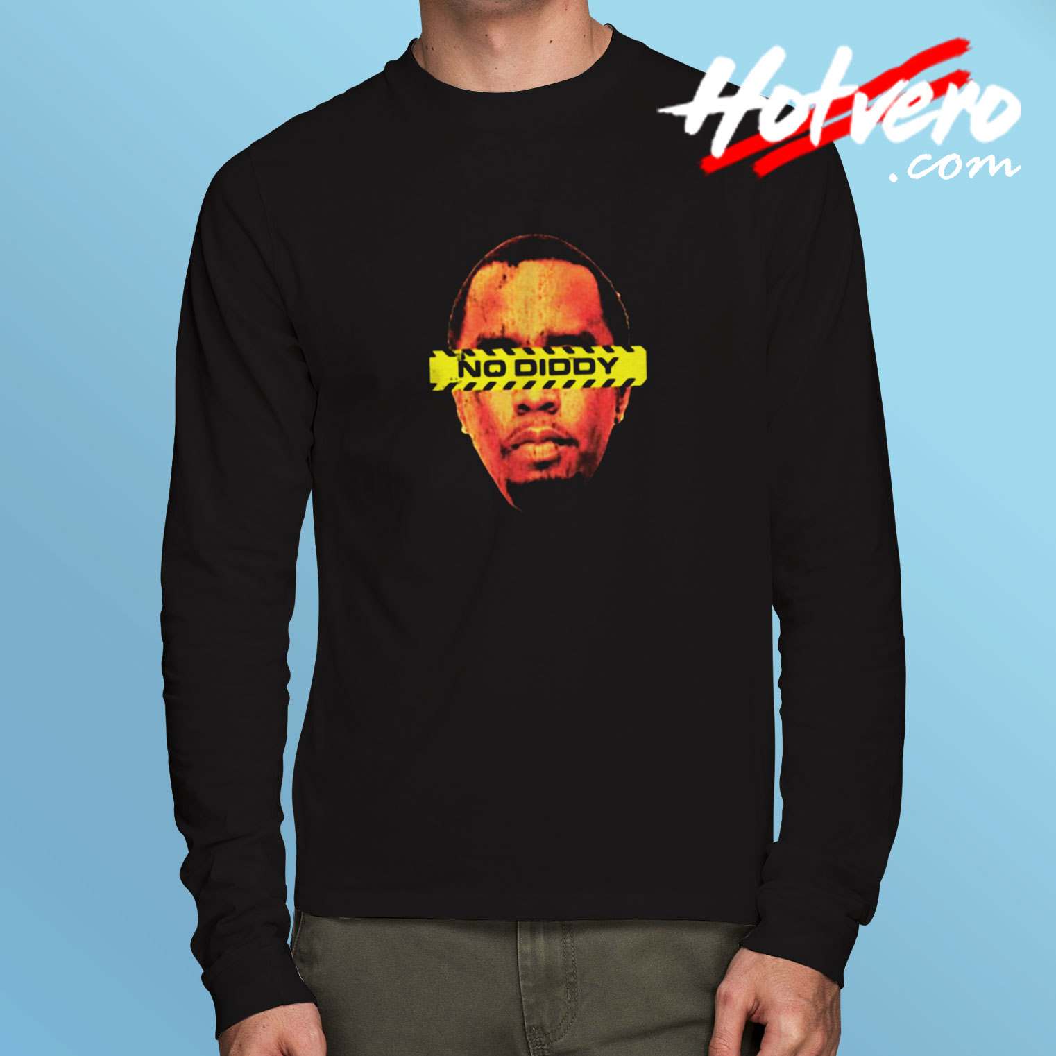 No Diddy T Shirt P Diddy Parody Hot Long Sleeve Tshirt