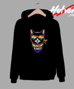 No Kings Pride Cat Comfort Hoodie