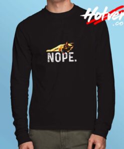 Nope Lazy German Shepherd Dog Lover Long Sleeve Tshirt