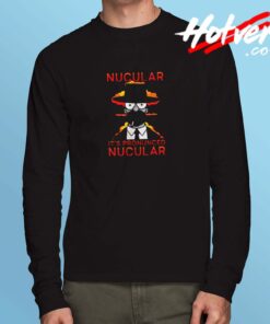 Nucular It's Pronunced Nucular Simpsons Long Sleeve Tshirt