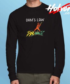 Ohm's Law Electrical Engineer Long Sleeve Tshirt