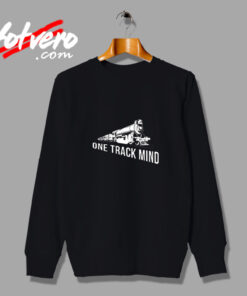 One Track Mind Vintage Sweatshirt Design