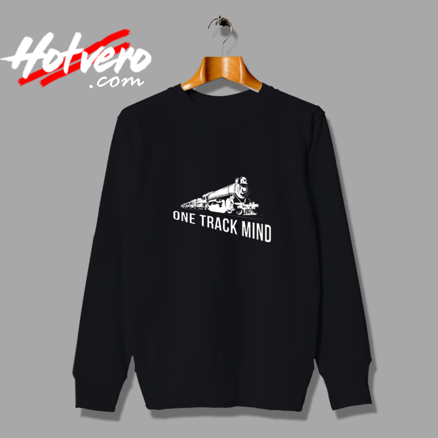 One Track Mind Vintage Sweatshirt Design