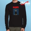 Paws Ferret Funny Long Sleeve Tshirt