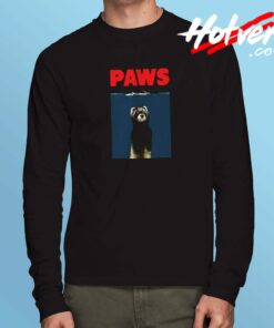Paws Ferret Funny Long Sleeve Tshirt