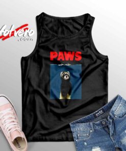 Paws Ferret Funny Sleeveless Shirt