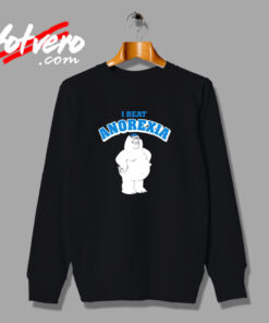 Peter Griffin I Beat Anorexia Vintage Sweatshirt Design