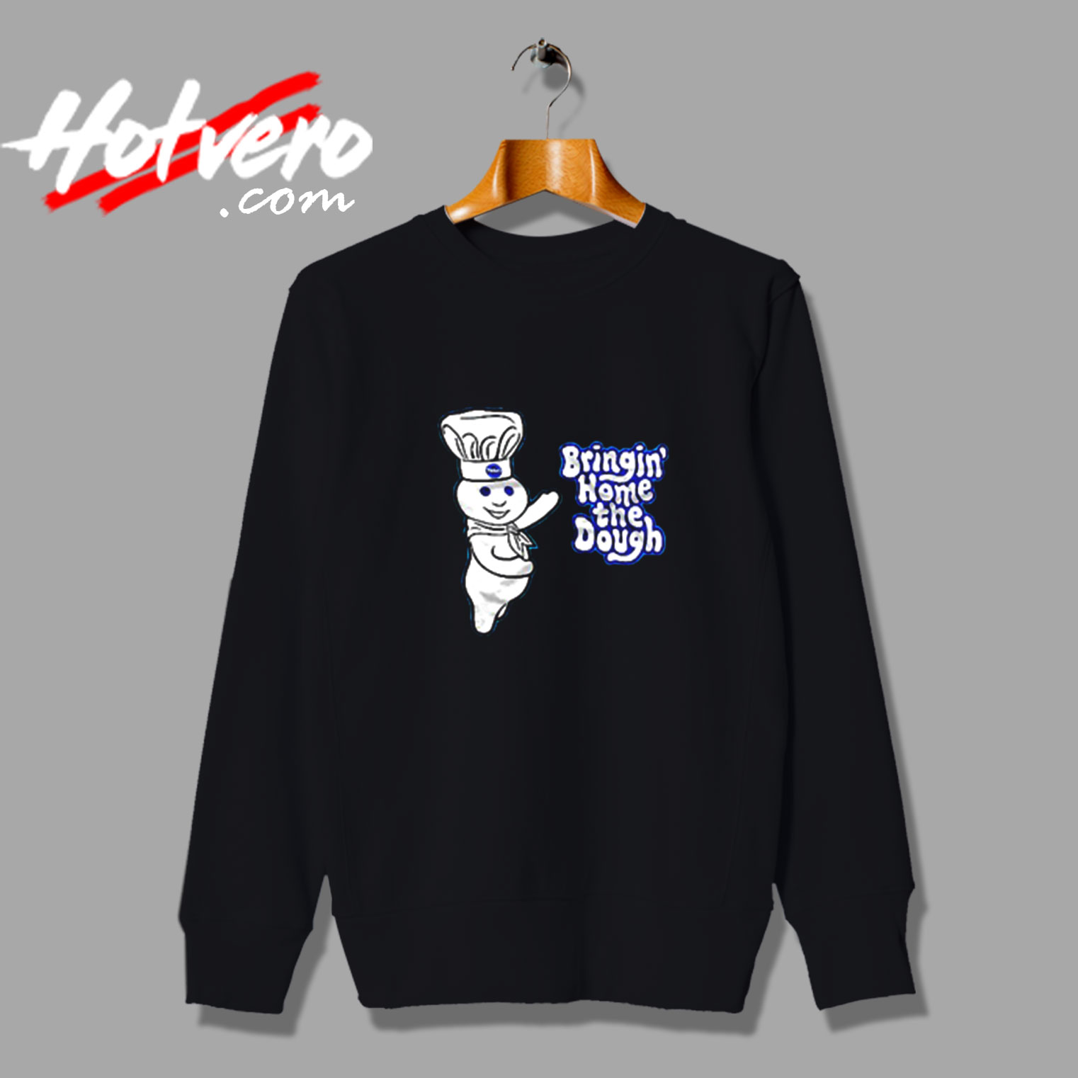 Pillsbury Doughboy Bringing Home The Dough Costume Vintage Sweatshirt Design