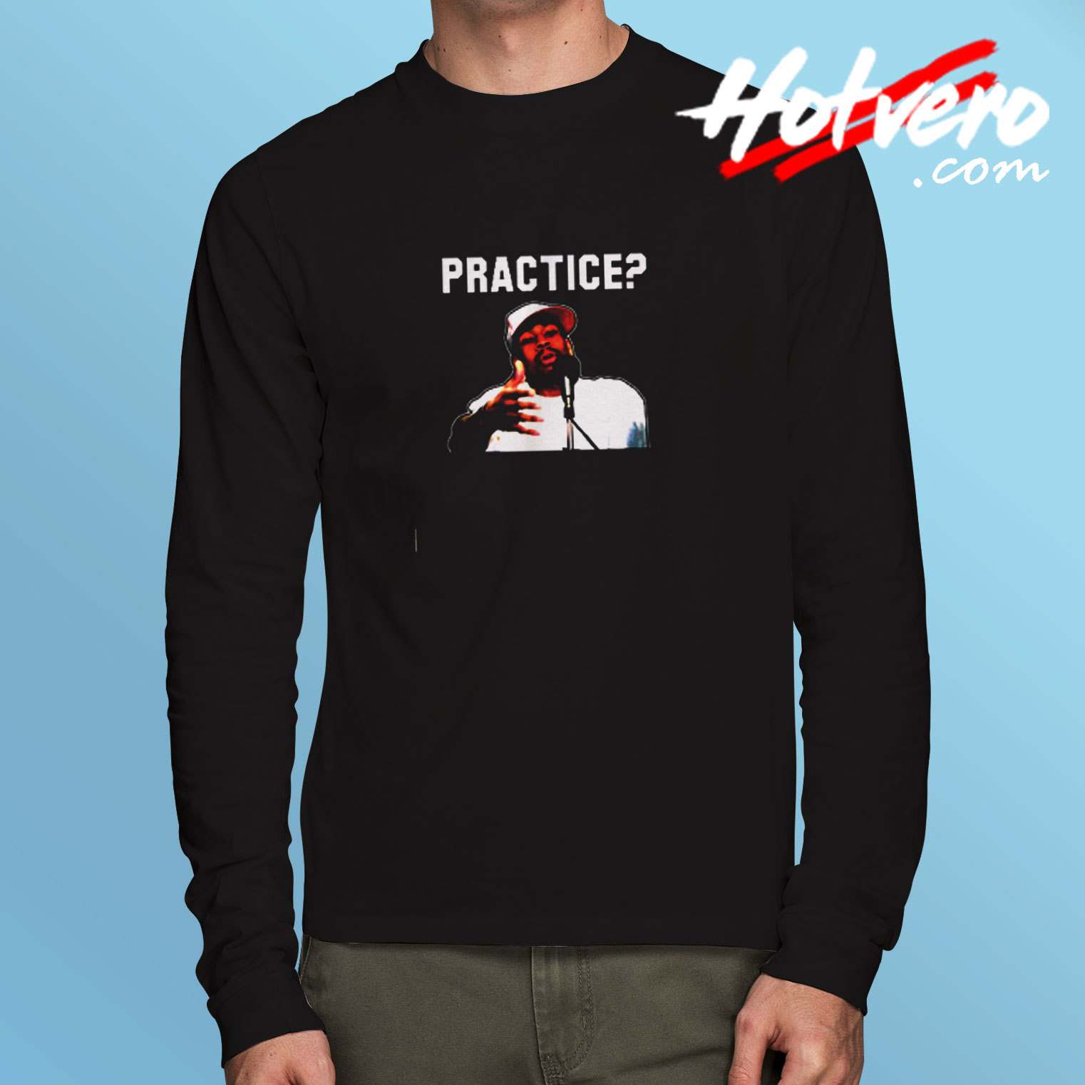Practice Allen Iverson Long Sleeve Tshirt