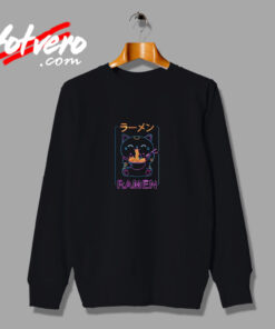 Ramen Kitten Vintage Sweatshirt Design