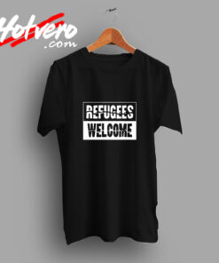 Refugees Welcome Vintage T shirt