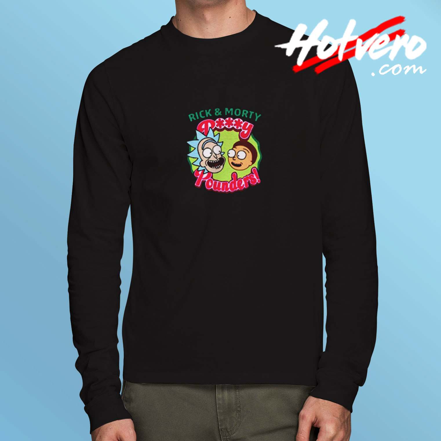 Rick And Morty Pussy Pounders Long Sleeve Tshirt