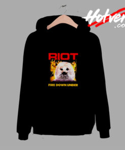 Riot Fire Down Under 1981 Comfort Hoodie