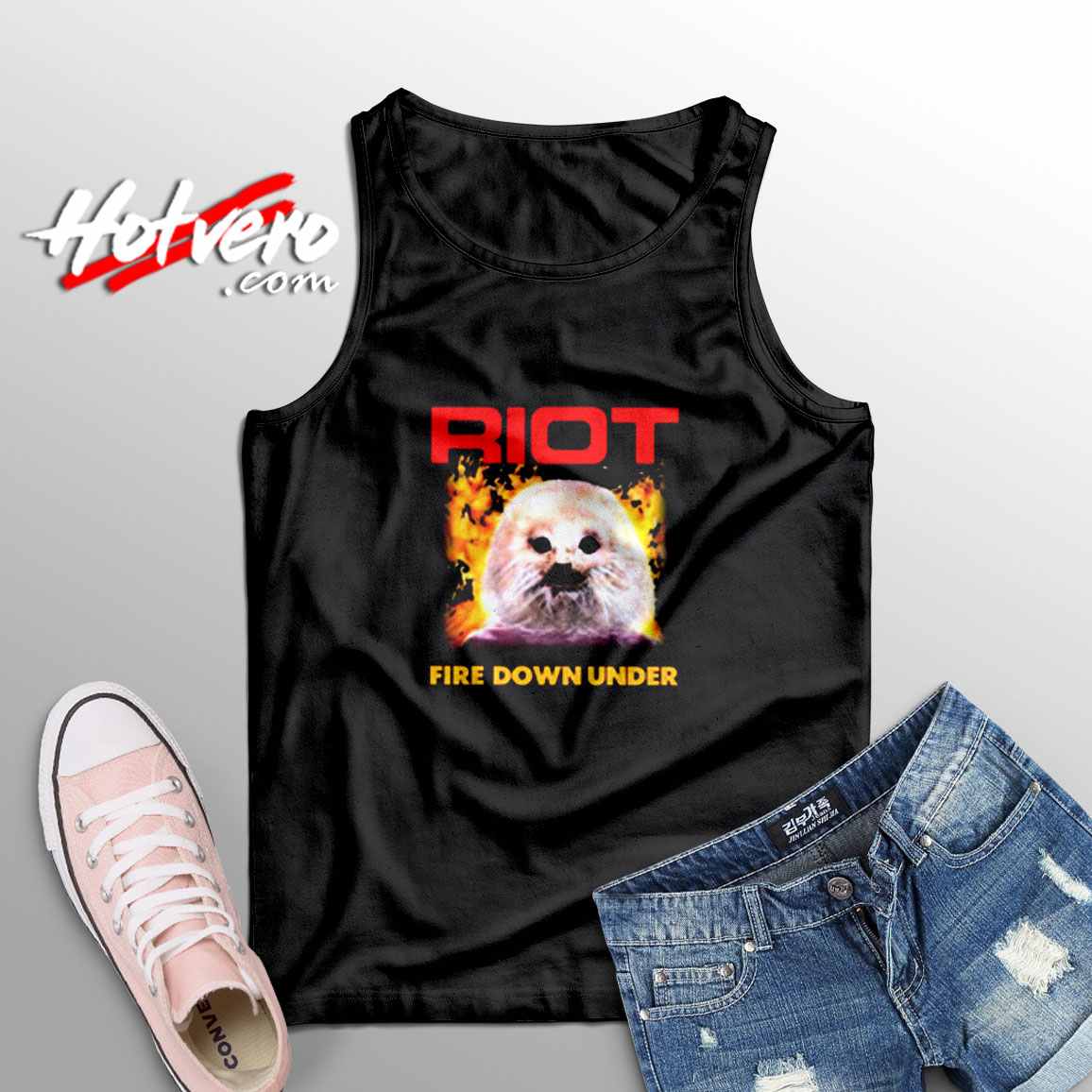 Riot Fire Down Under 1981 Sleeveless Shirt