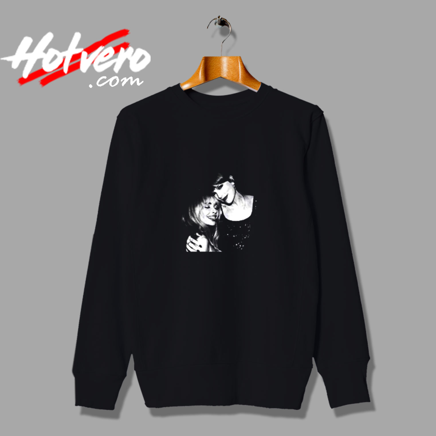 Sabrina Carpenter And Taylor Swift Retro Bw Vintage Sweatshirt Design