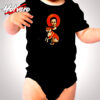 Saint Of Dogecoin Elon Musk Holding Doge Cute Baby Clothes