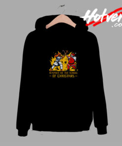 Santa Vs Jesus Funny Christmas Xmas Comfort Hoodie