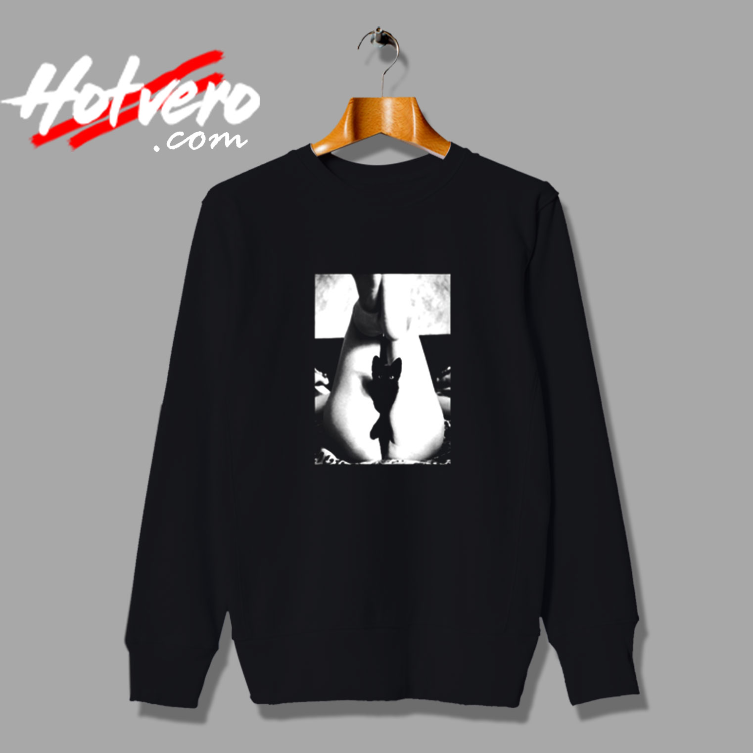 Sexy Leg Pussy Cat Cool Art Vintage Sweatshirt Design