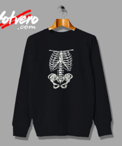 Skull Rib Cage Body Vintage Sweatshirt Design