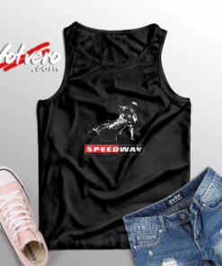Speedway Motorcycle Railway Sports Motorcycle Racing Sleeveless Shirt